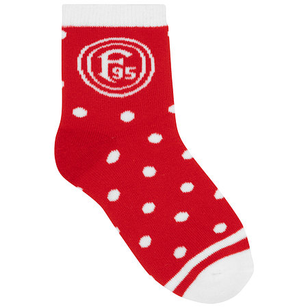 Fortuna Baby-Socken "rot-weiß"
