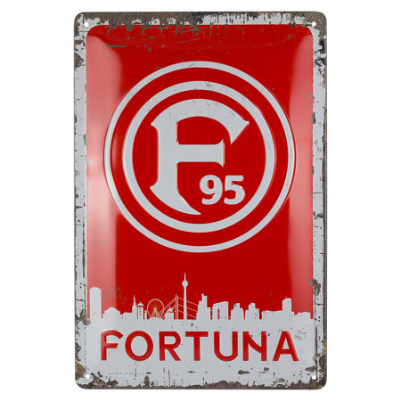 Fortuna Blechschild "Skyline"