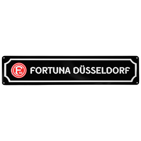 Fortuna Blechschild "Straßenschild"