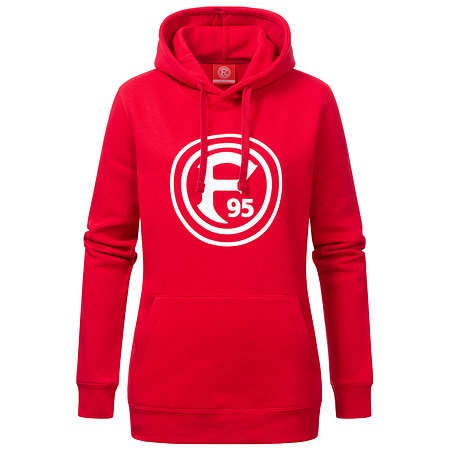 Fortuna Damen Hoodie "Logo“ rot