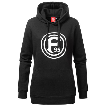 Fortuna Damen Hoodie "Logo“ schwarz