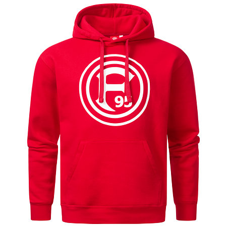 Fortuna Herren Hoodie "Logo“ rot