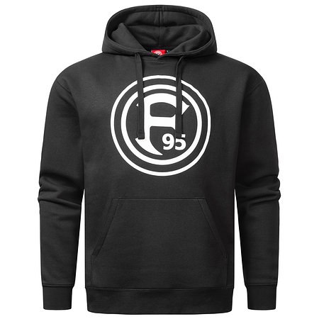 Fortuna Herren Hoodie "Logo“ schwarz