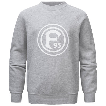 Fortuna Kinder Pullover “Logo” grau