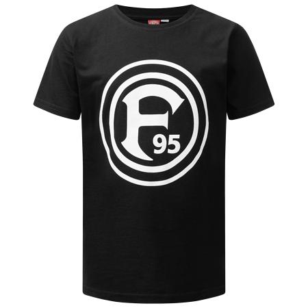 Fortuna T-Shirt "Logo" schwarz Kinder