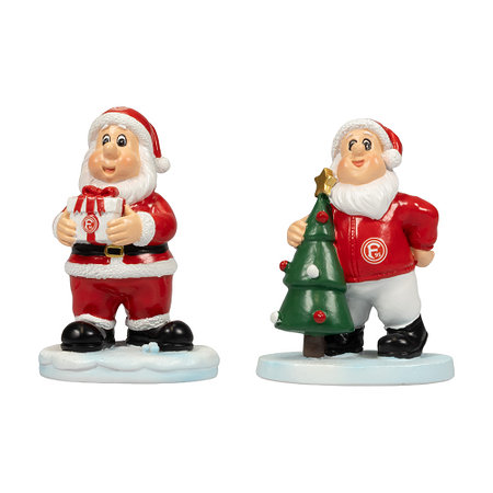 Fortuna Weihnachtsfiguren "Santa" 2er-Set