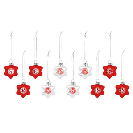 Mini-Christbaumkugeln "Sterne" 10er-Set