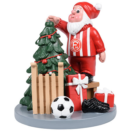 Mini-Gartenzwerg mit LED "Weihnachtsbaum"