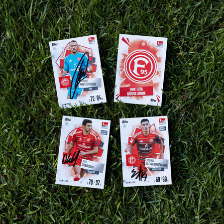 Signiertes Match Attax-Kartens
