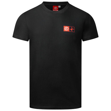 T-Shirt "F95 x Radschläger 2.0" Schwarz