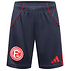 Die Ausweichshorts in schwarz und rot von vorne (1)