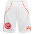 Fortuna Auswärtsshorts 2025-26 "Weiß" Kinder (1)