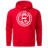 Fortuna Herren Hoodie "Logo“ rot (1)