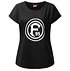 T-Shirt "Logo" schwarz Frauen (1)