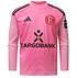 Unser Torwarttrikot in rosa mit schwarzen Akzenten (1)
