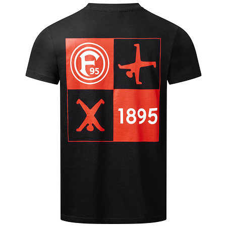 T-Shirt "F95 x Radschläger 2.0" Schwarz