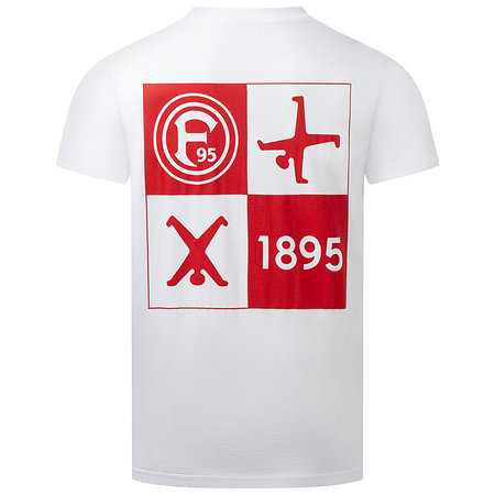 T-Shirt "F95 x Radschläger 2.0" Weiß
