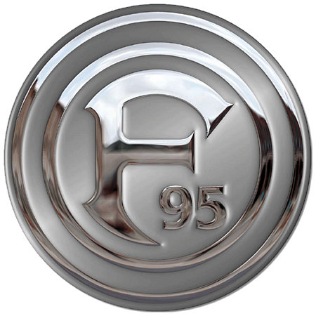 Fortuna 3D-Chromaufkleber "Logo"