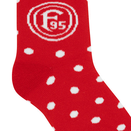 Fortuna Baby-Socken "rot-weiß"