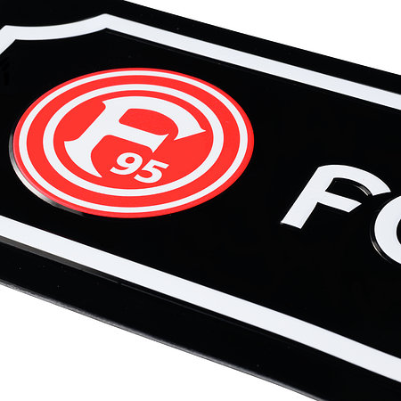 Fortuna Blechschild "Straßenschild"