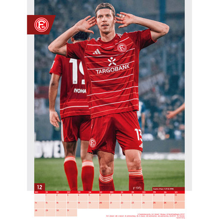 Fortuna Düsseldorf Kalender 2026