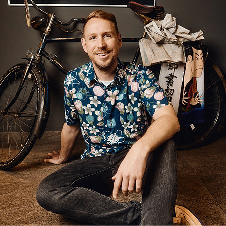 Fortuna Herren Hemd "Japanischer Garten"