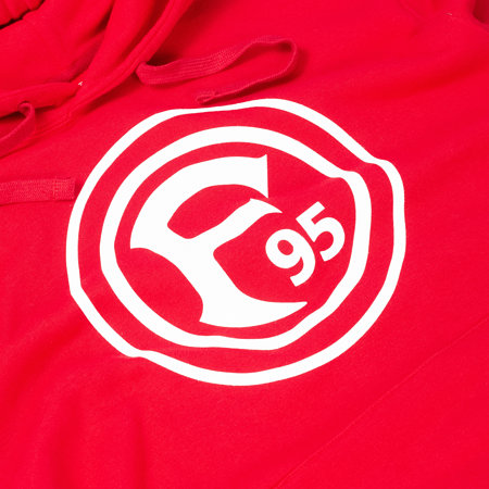 Fortuna Herren Hoodie "Logo“ rot