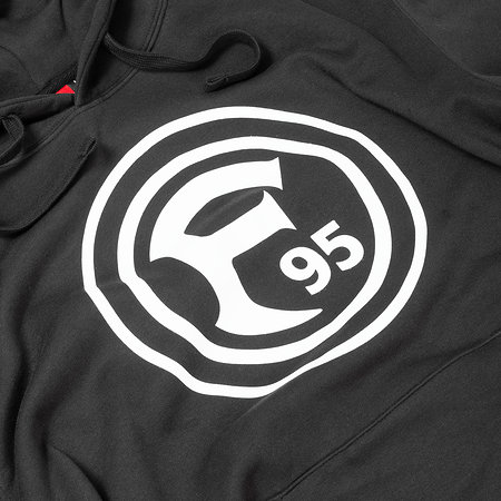 Fortuna Herren Hoodie "Logo“ schwarz