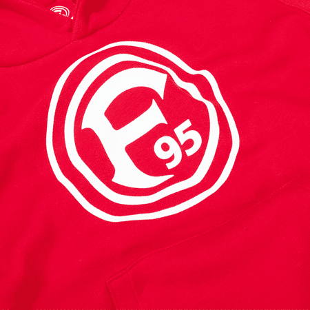 Fortuna Kinder Hoodie "Logo“ rot