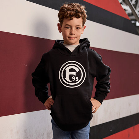Fortuna Kinder Hoodie "Logo“ schwarz