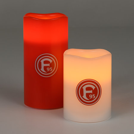 Fortuna LED-Echtwachskerzen 2er-Set