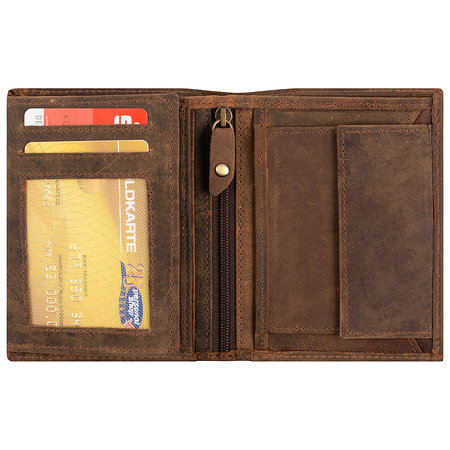 Fortuna Ledergeldbörse "braun"