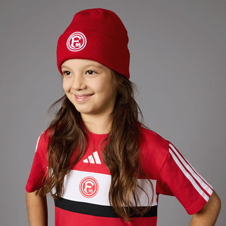 Fortuna Mütze "Logo" rot Kids