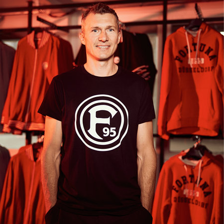 Fortuna T-Shirt "Logo" schwarz Herren