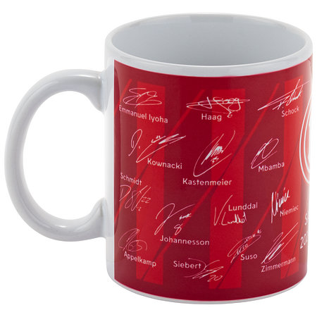 Fortuna Tasse mit Unterschriften 2024-25