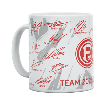 Fortuna Tasse mit Unterschriften 2025-26