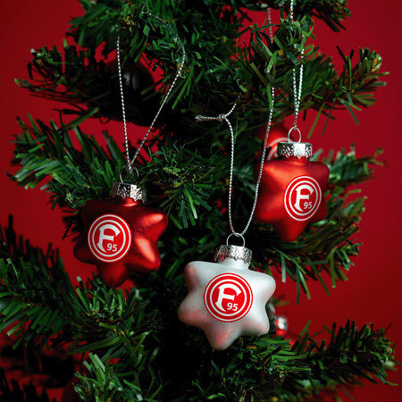 Mini-Christbaumkugeln "Sterne" 10er-Set