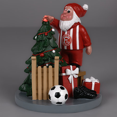 Mini-Gartenzwerg mit LED "Weihnachtsbaum"