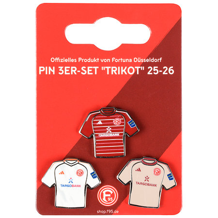 Pin 3er-Set "Trikot" 25-26