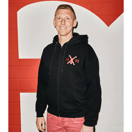 Sweatjacke "F95 x Radschläger"