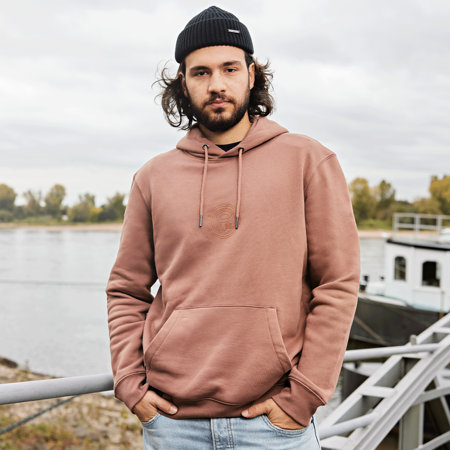 Unisex Hoodie "Logo" braun