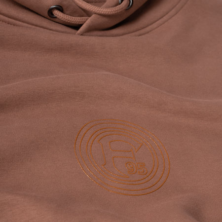 Unisex Hoodie "Logo" braun