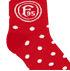 Fortuna Baby-Socken "rot-weiß" (2)