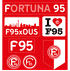 Fortuna Düsseldorf Aufkleberkarte (2)