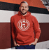 Fortuna Herren Hoodie "Logo“ rot (2)