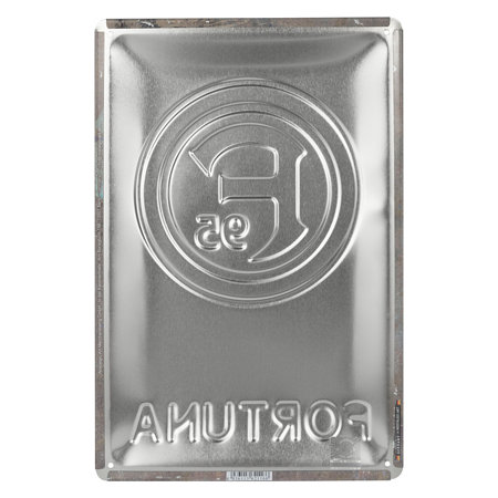 Fortuna Blechschild "Skyline"