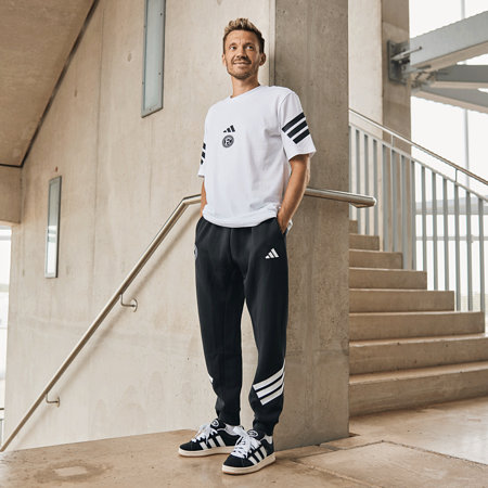 adidas T-Shirt "Lotzweg" weiß