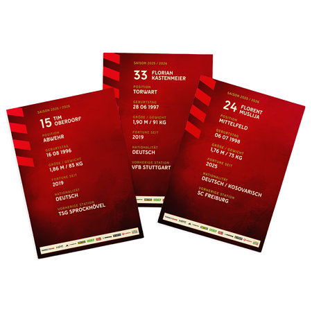 Autogrammkarten-Set 2025-26