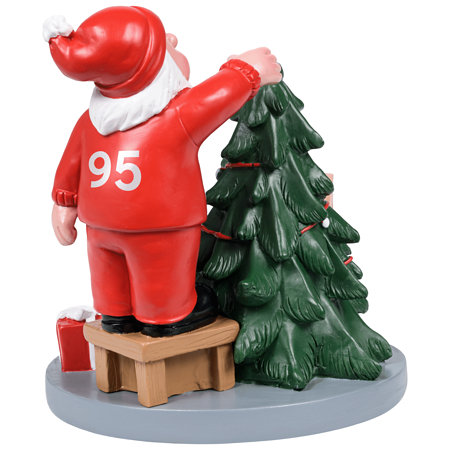 Mini-Gartenzwerg mit LED "Weihnachtsbaum"